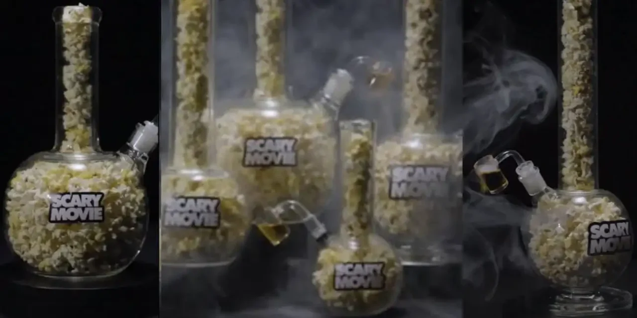 Scary Movie Big Popcorn Bucket Is the Viral Scary Movie 6 Bong Popcorn Bucket Real or a Genius Marketing Stunt?